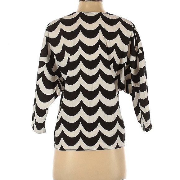 UNIQLO - MARIMEKKO - 3/4 Sleeve Tunic - 09 Black - Picture 4 of 6